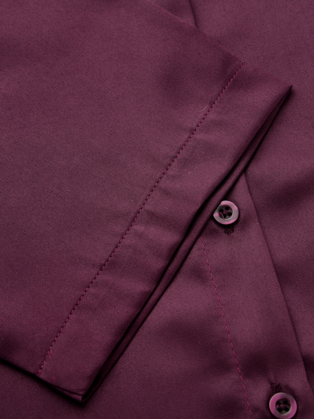 Style Quotient Women Wine Satin Comfort Fit Shirt-Shirts-StyleQuotient