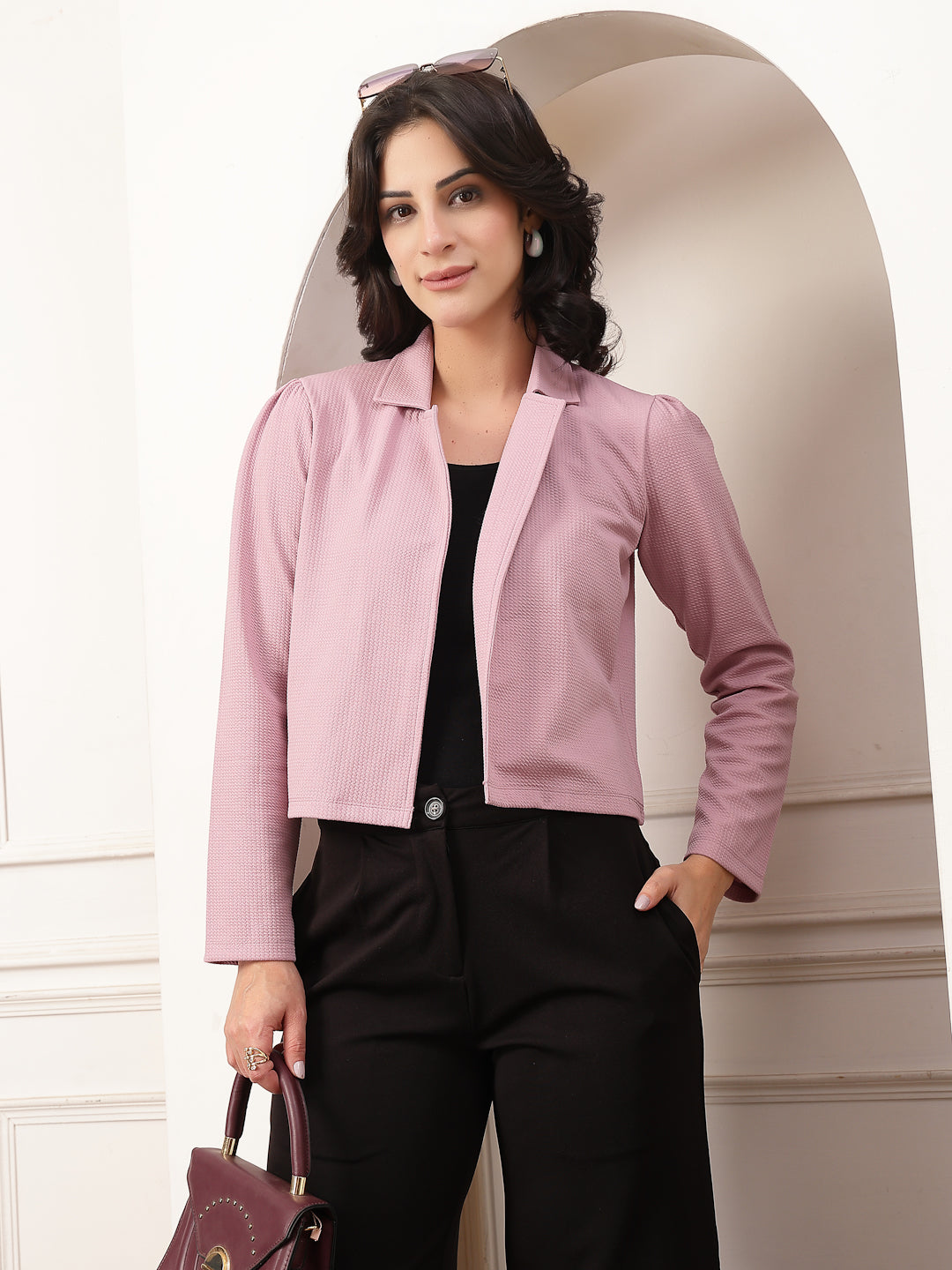 Style Quotient Women Rose Shacket-Shirts-StyleQuotient