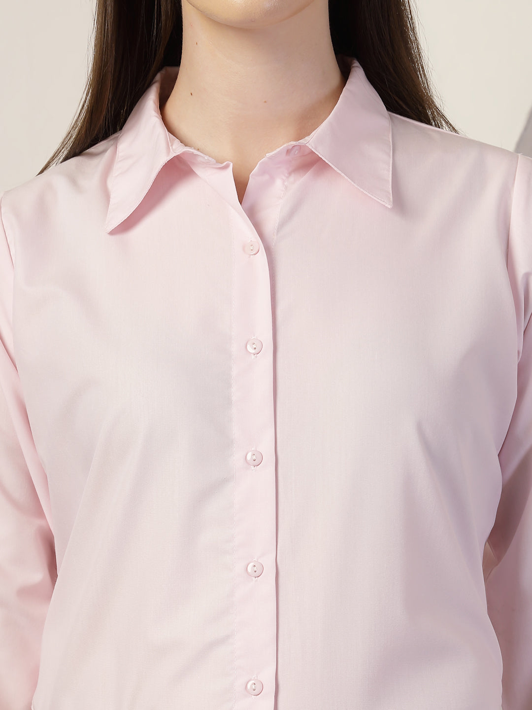 Style Quotient Women Pink formal shirt-Shirts-StyleQuotient