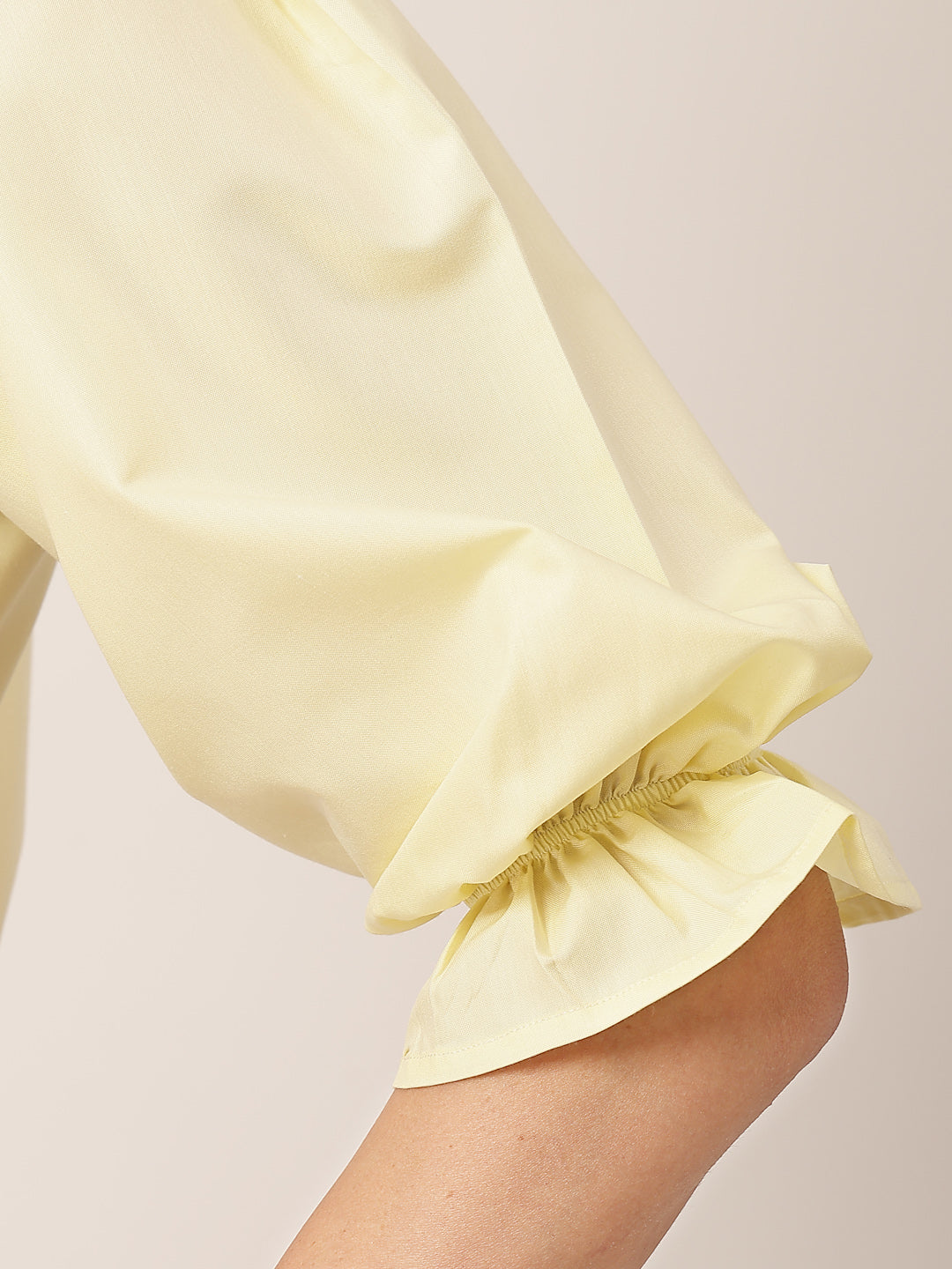 Style Quotient Women Yellow Shirt Style Top-Shirts-StyleQuotient