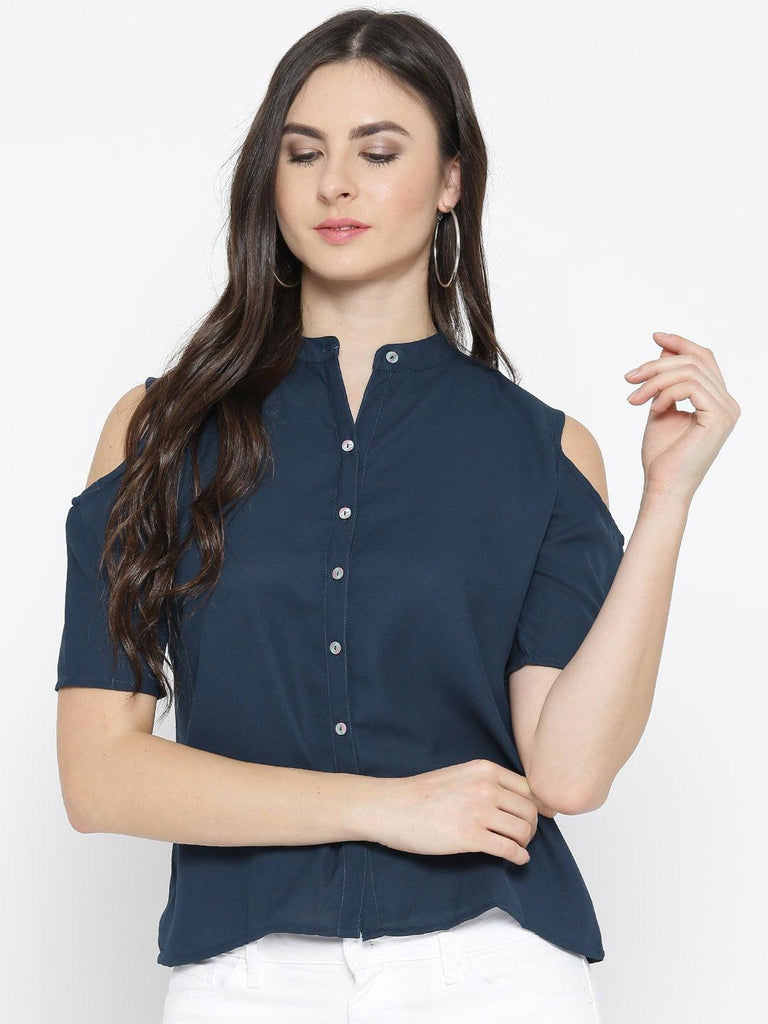 Style Quotient Womens Solid Regular Fit Shirts-Shirts-StyleQuotient