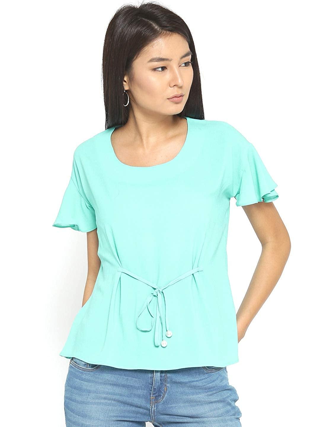 Style Quotient Womens Solid Tops-Tops-StyleQuotient