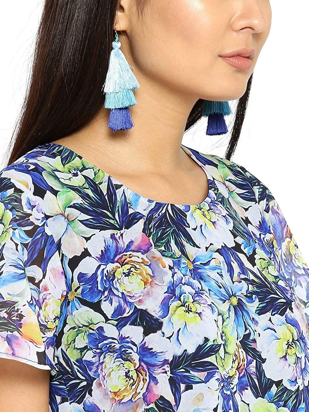 Style Quotient Womens Floral Print RegularTops-Tops-StyleQuotient