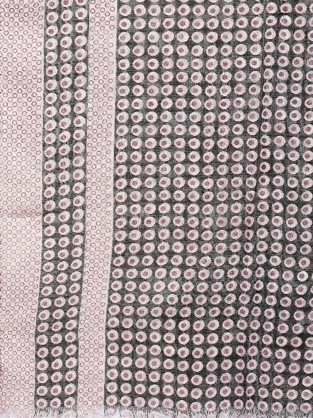 Women Pink & Black Printed Shawl-Shawl-StyleQuotient