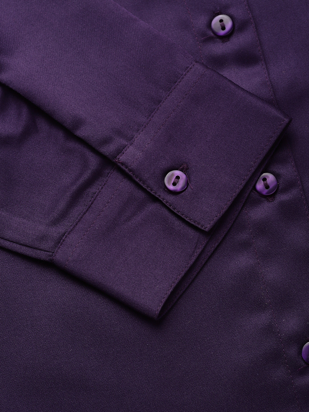 Style Quotients Women Solid Wine Satin Formal Shirt-Shirts-StyleQuotient