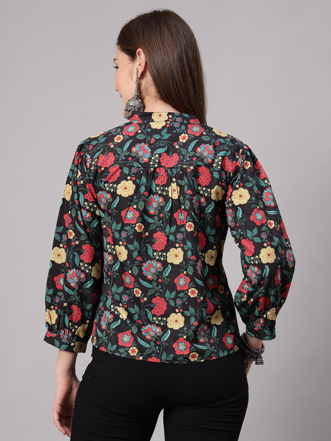 Style Quotient Women Black Multi Tunic-Tunics-StyleQuotient