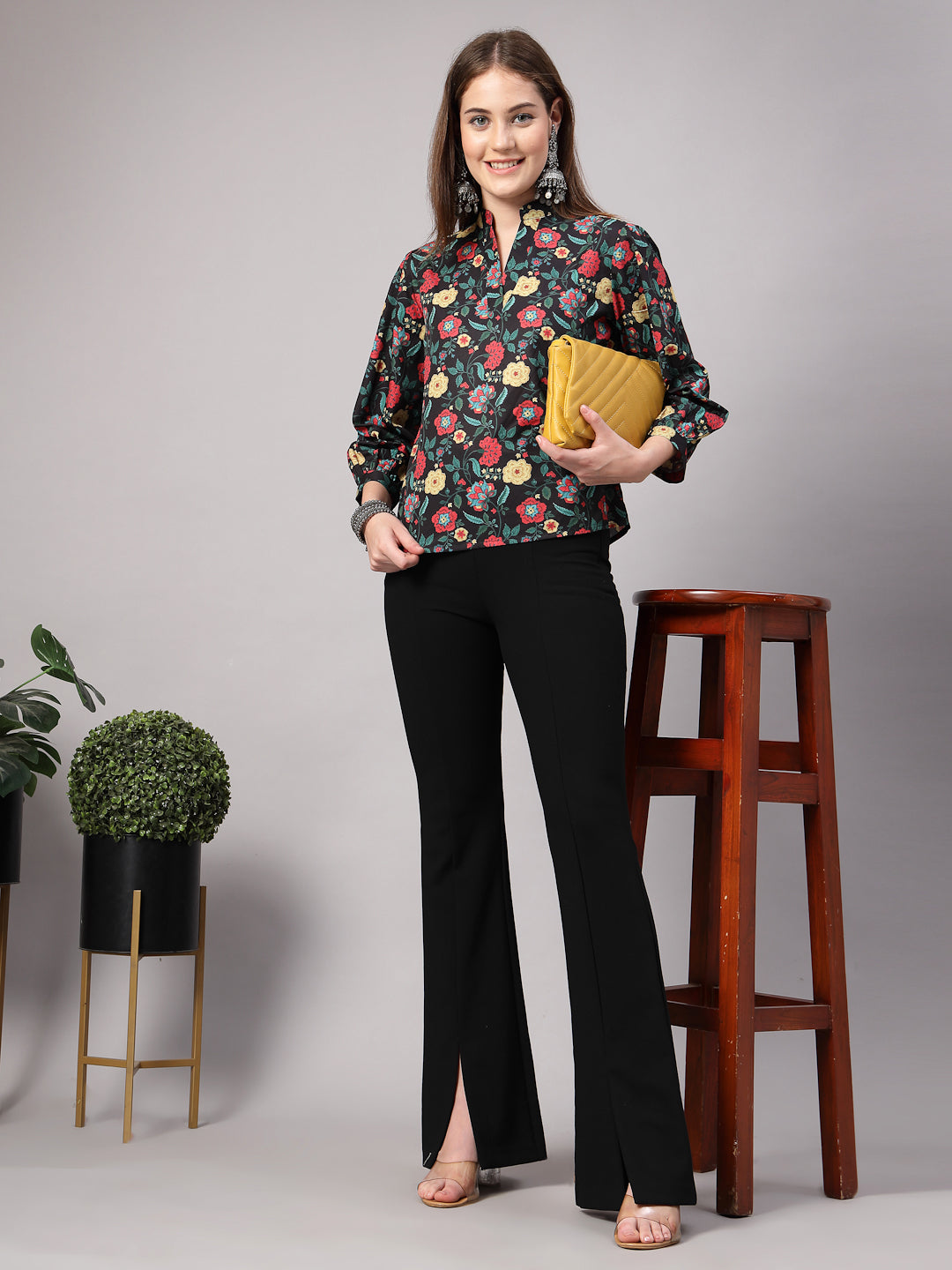 Style Quotient Women Black Multi Tunic-Tunics-StyleQuotient