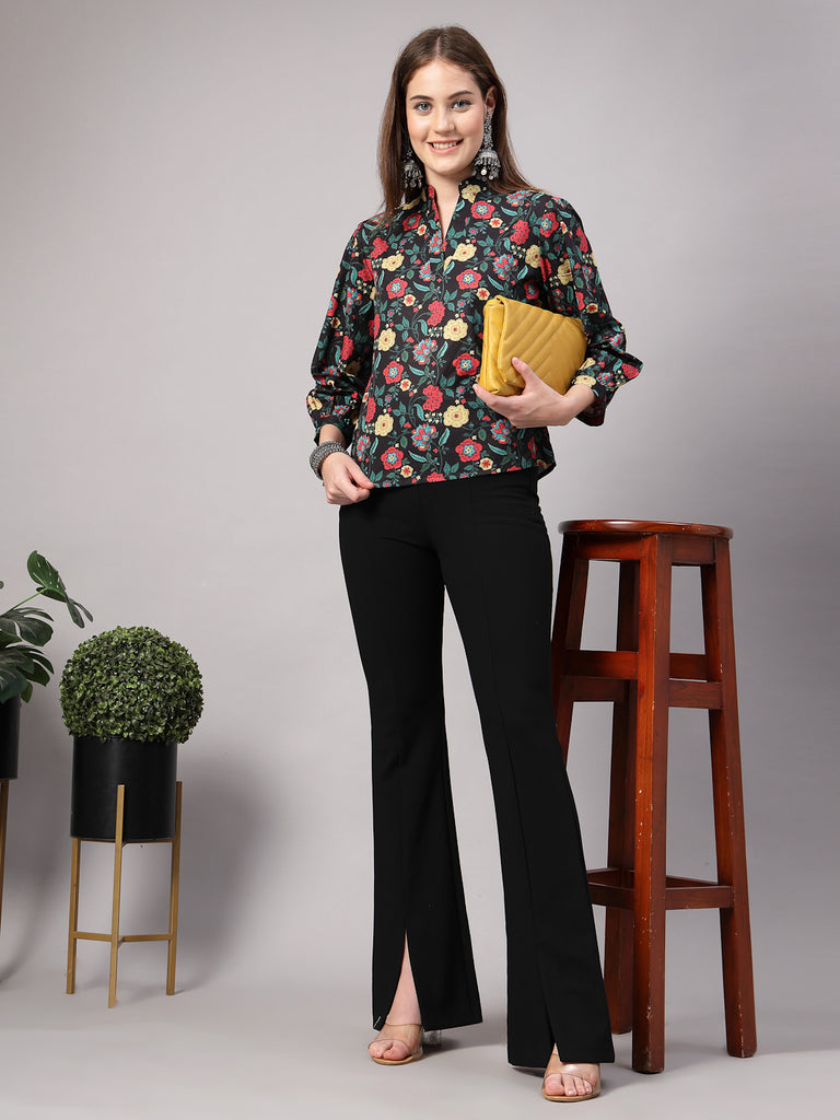 Style Quotient Women Black Multi Tunic-Tunics-StyleQuotient