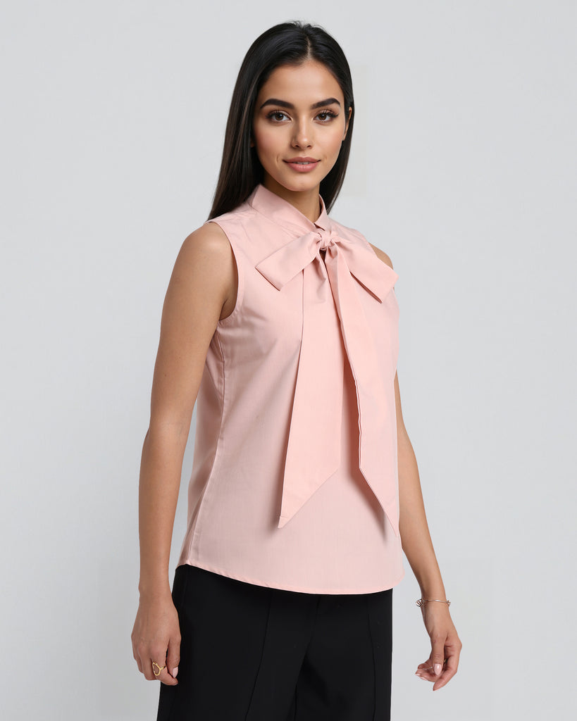 Style Quotient Women Solid Olive Polycotton Formal Top-Tops-StyleQuotient