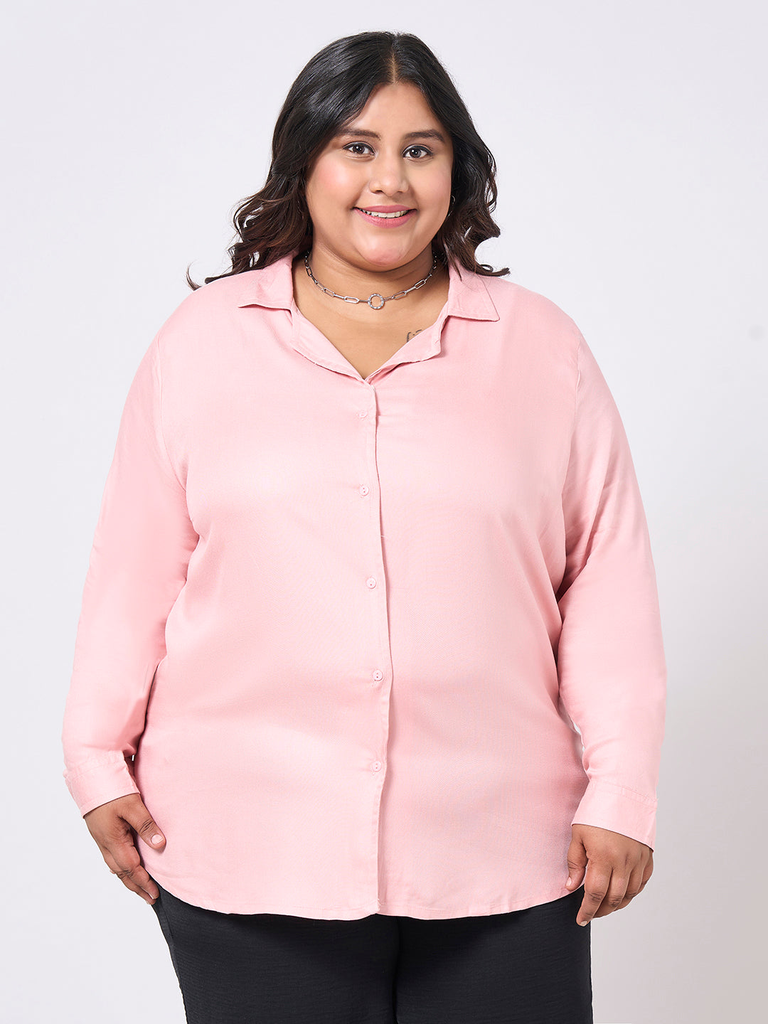 Style Quotient Women Rayon Twill Nude Shirt-Shirts-StyleQuotient