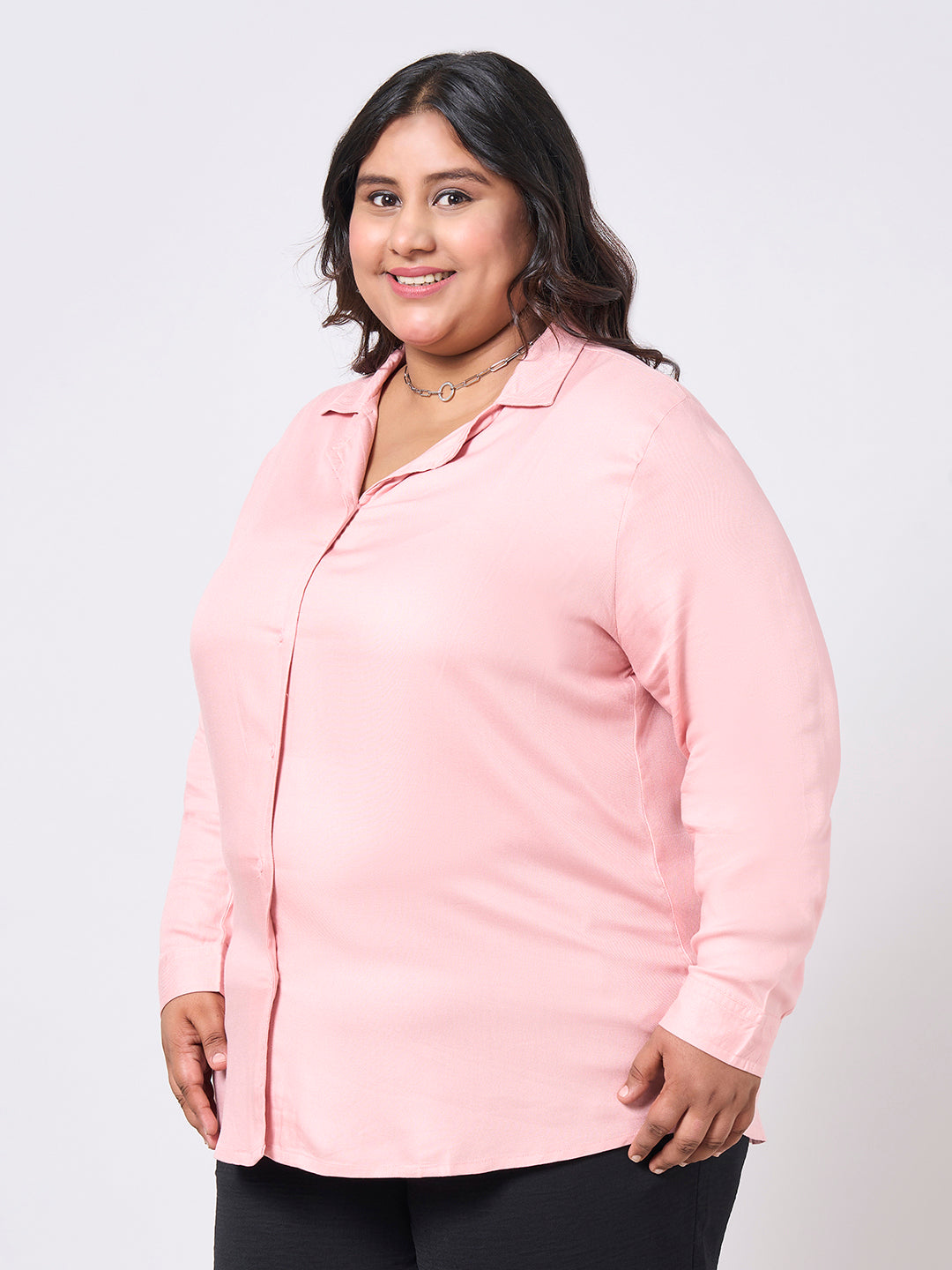 Style Quotient Women Rayon Twill Nude Shirt-Shirts-StyleQuotient