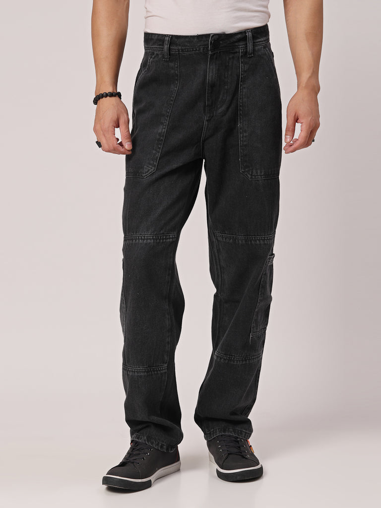 Style Quotient Men Relaxed Loose Fit Cargos-Mens Jeans-StyleQuotient