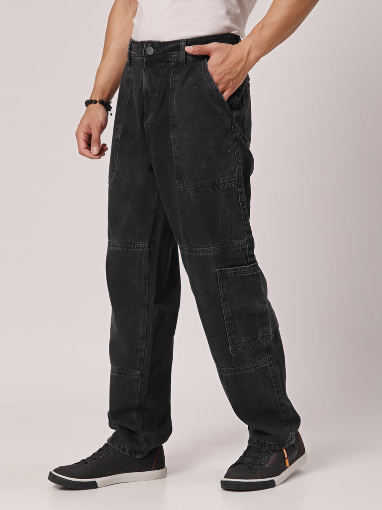 Style Quotient Men Relaxed Loose Fit Cargos-Mens Jeans-StyleQuotient