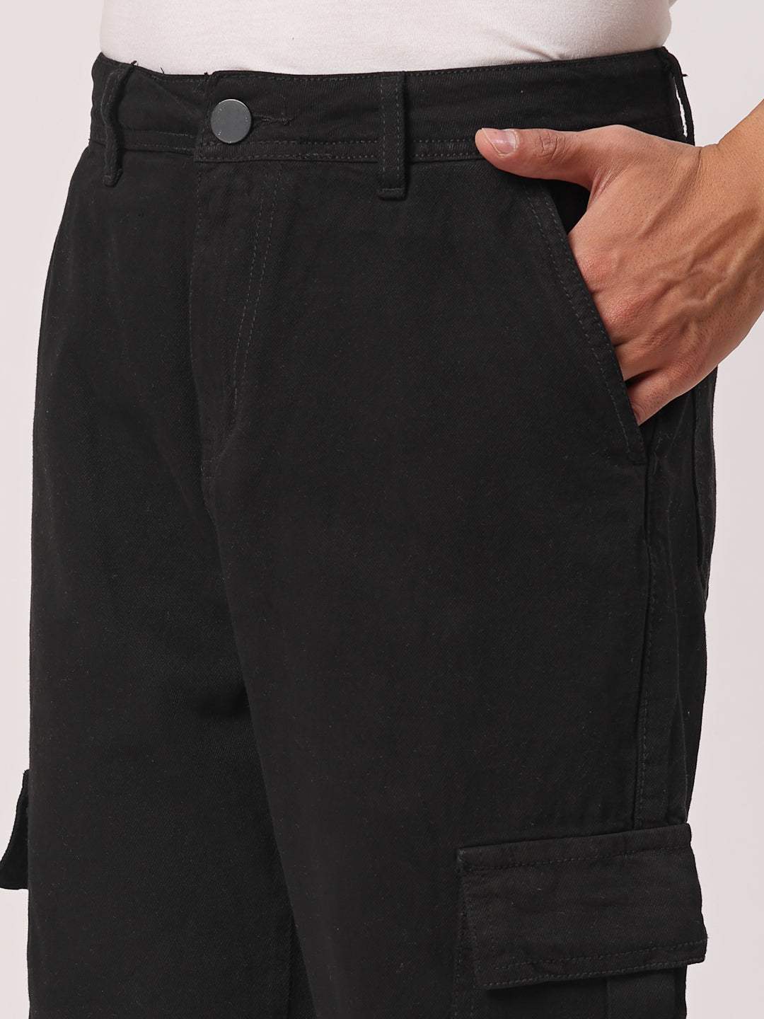 Style Quotient Men Relaxed Loose Fit Cargos-Mens Jeans-StyleQuotient