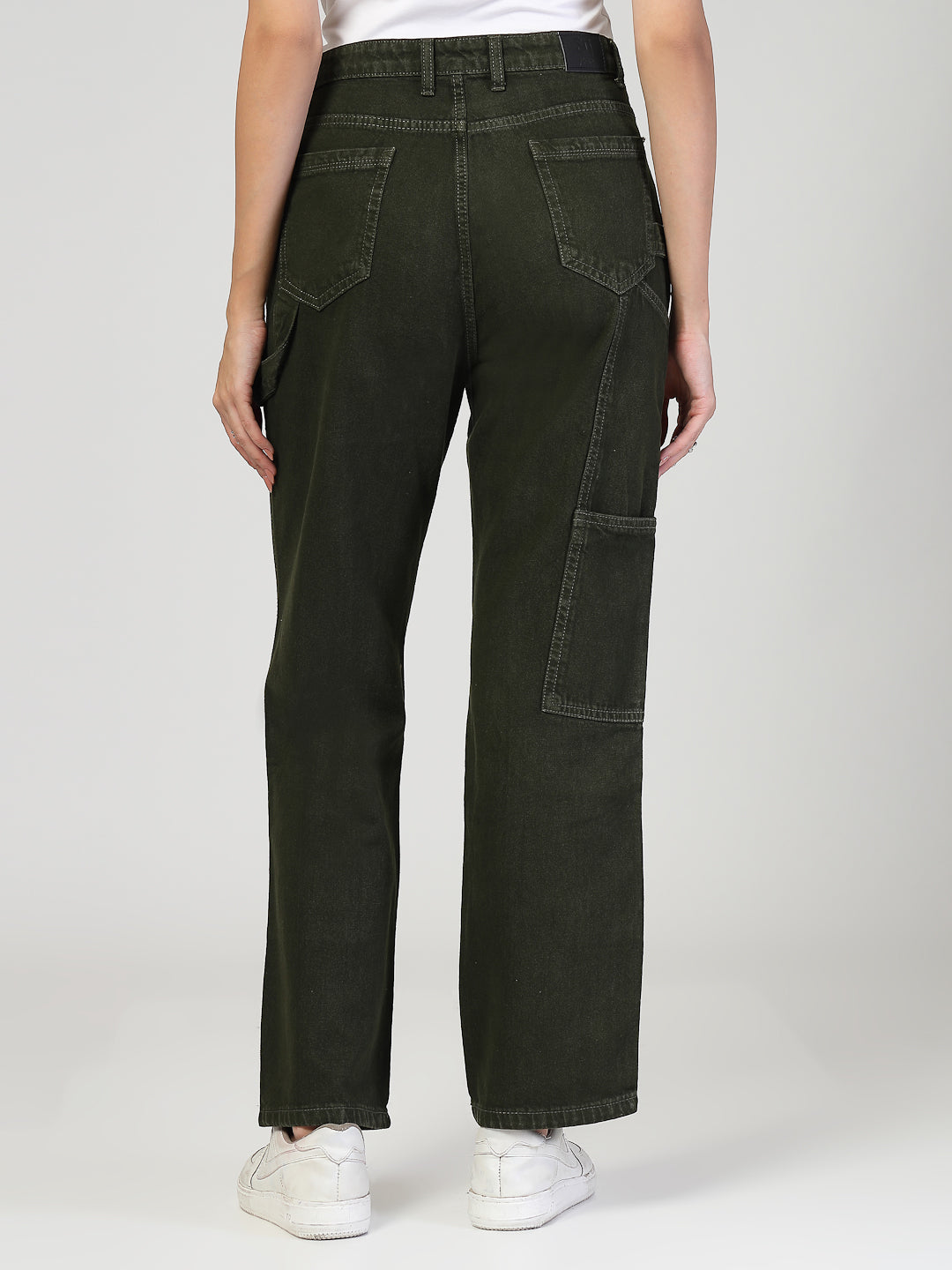 Style Quotient Women Relaxed Fit High Rise Carpenter Jeans-Jeans-StyleQuotient