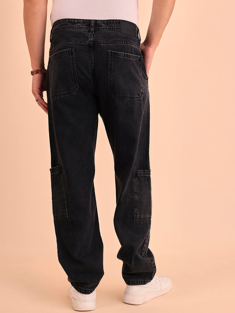 Style Quotient Men Relaxed Loose Fit Cargos-Mens Jeans-StyleQuotient