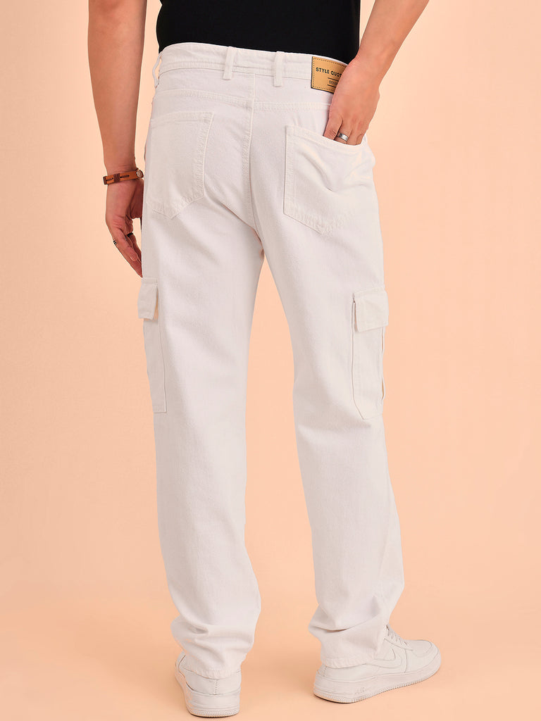 Style Quotient Men Relaxed Loose Fit Cargos-Mens Jeans-StyleQuotient