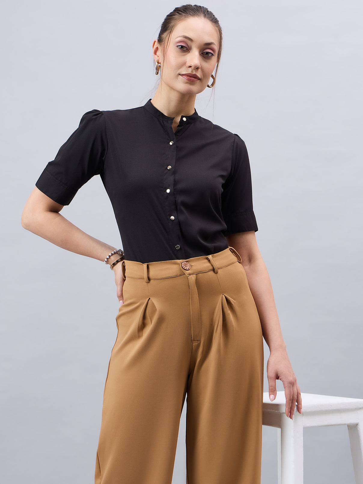 Style Quotient Womens Short Sleeve Shirt-Shirts-StyleQuotient