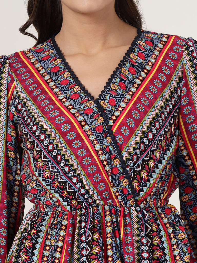 Style Quotient Women Multi Print Top-Tops-StyleQuotient