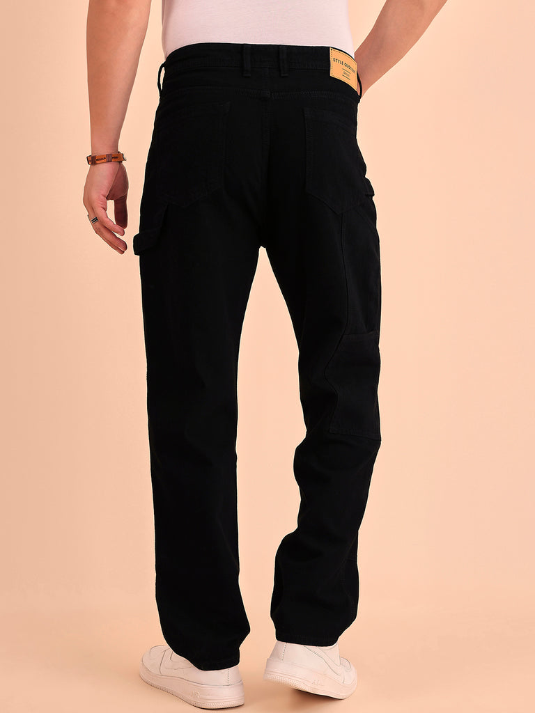 Style Quotient Men Relaxed Fit Mid Rise Carpenter Jeans-Mens Jeans-StyleQuotient