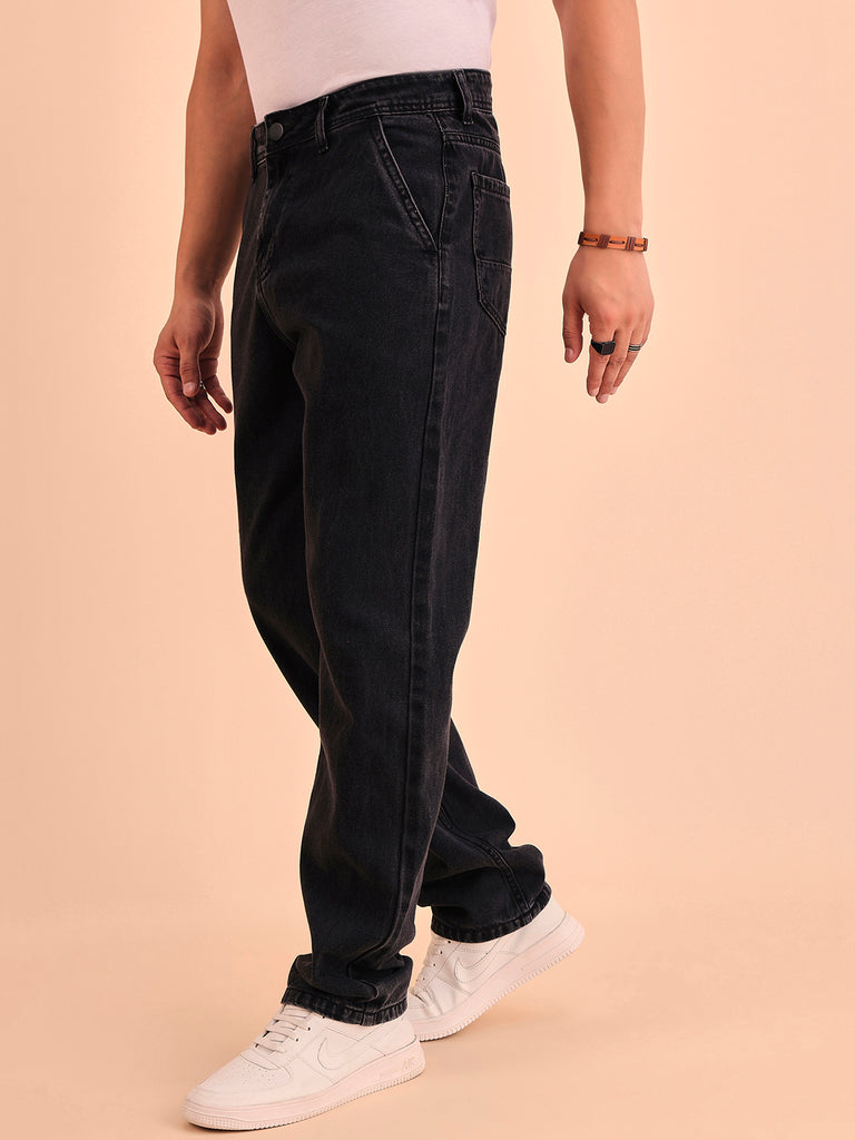 Style Quotient Men Relaxed Fit High Rise Cotton Jeans-Mens Jeans-StyleQuotient