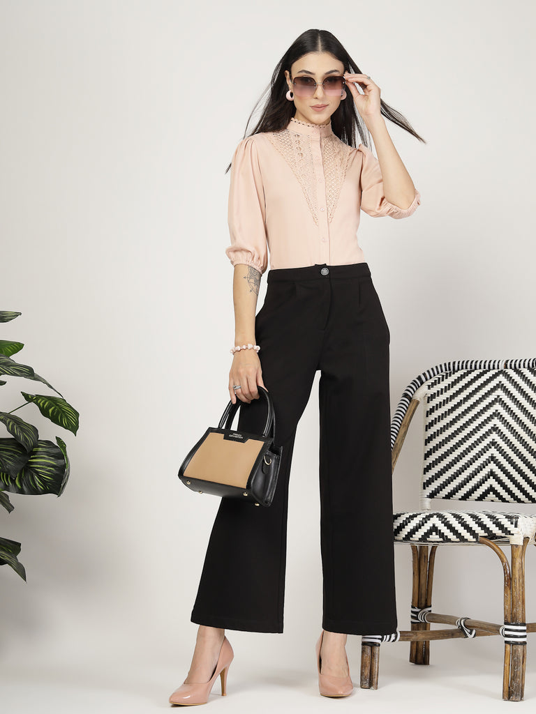 Style Quotient Womens Three-quarter Sleeve Shirt-Shirts-StyleQuotient