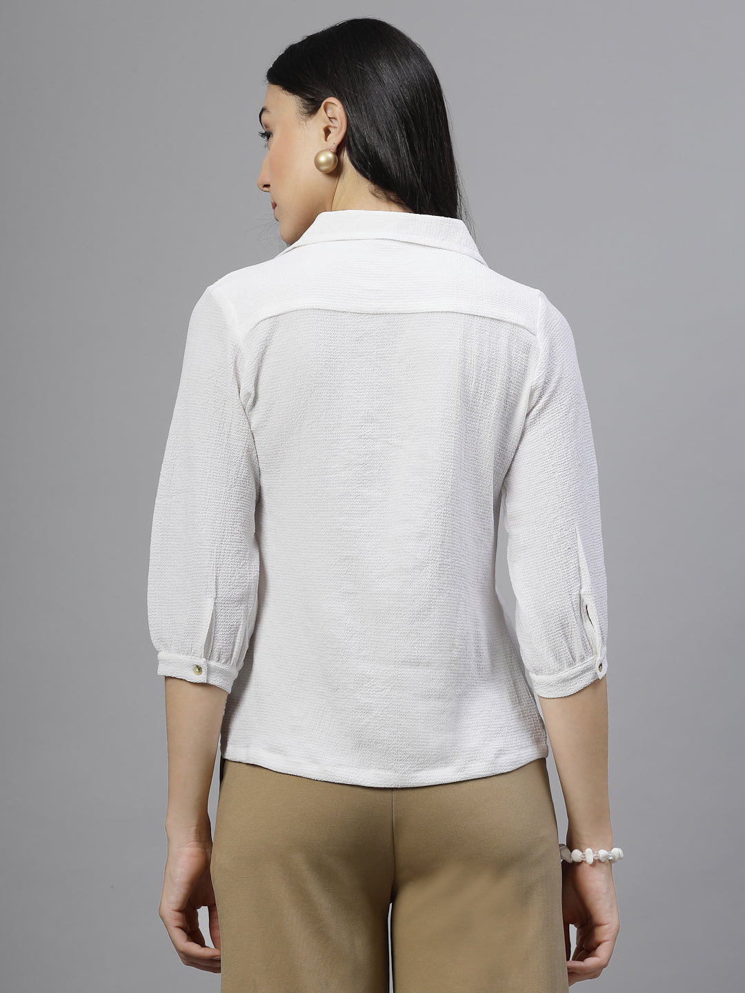 Style Quotient Women White shirt-Shirts-StyleQuotient