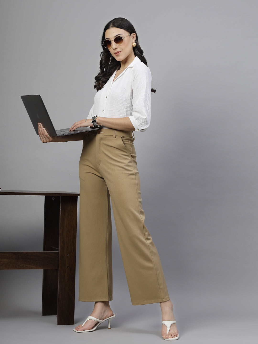 Style Quotient Women White shirt-Shirts-StyleQuotient