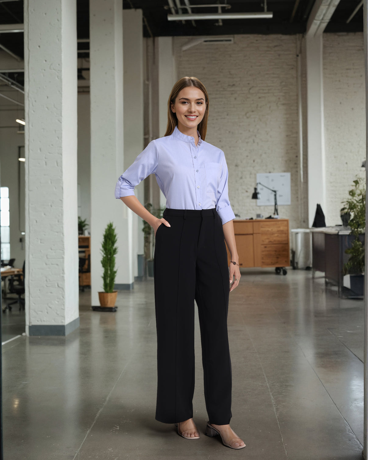 Style Quotient Women White Formal shirt-Shirts-StyleQuotient