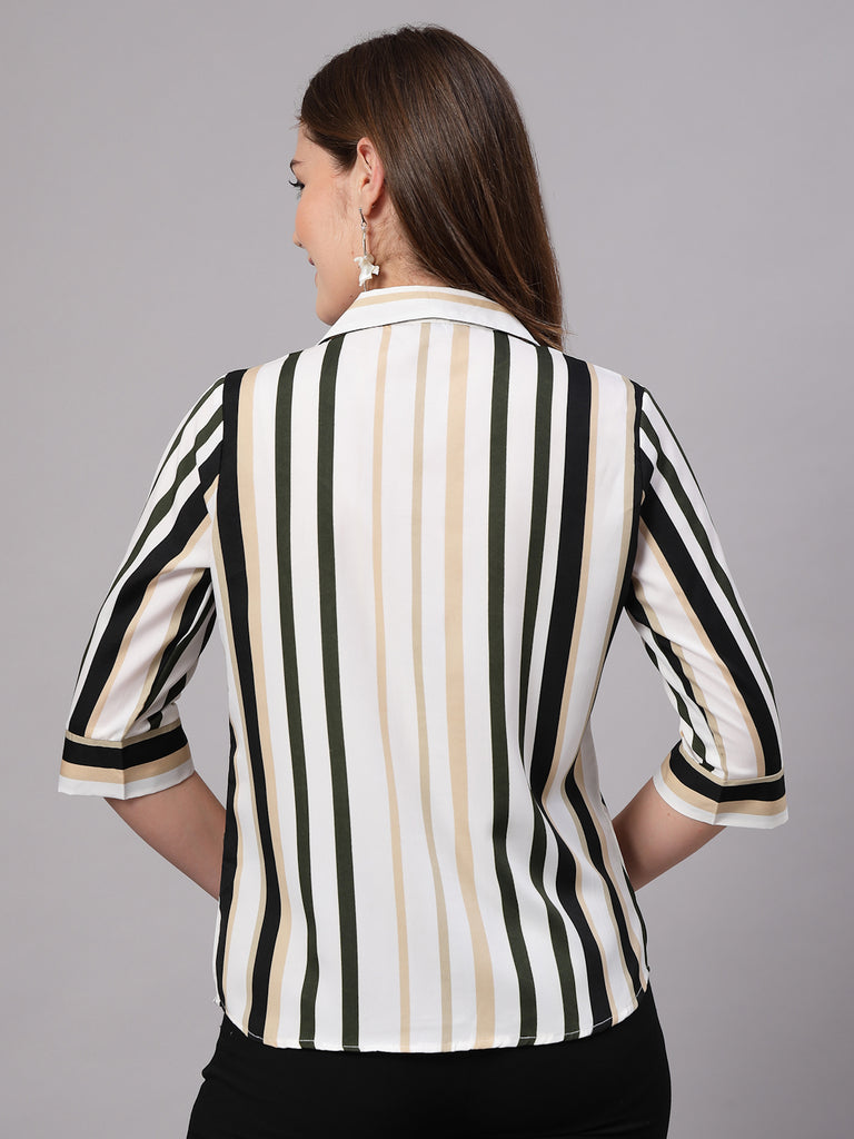 Style Quotient Women Multi color Formal Shirt-Shirts-StyleQuotient