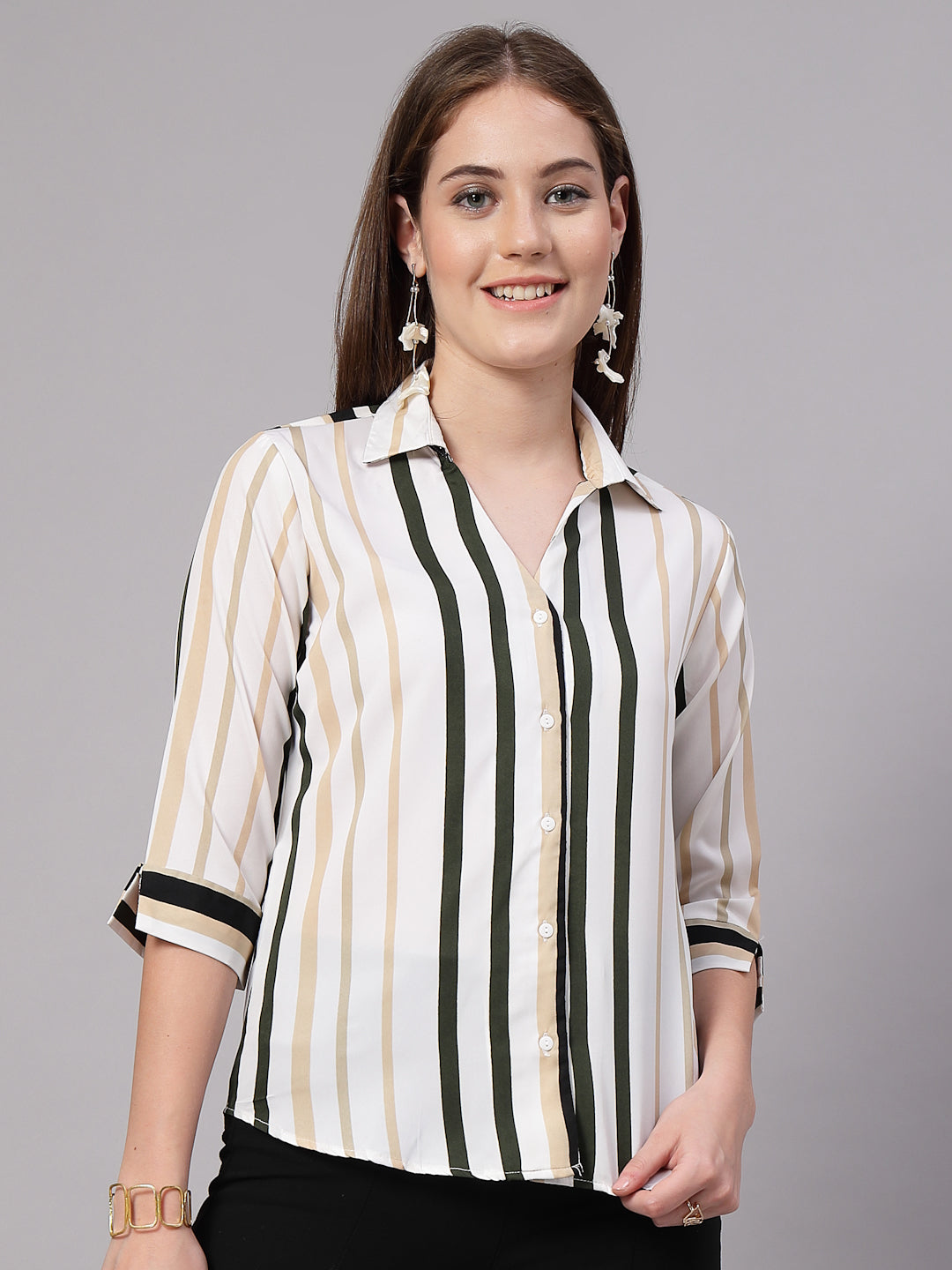 Style Quotient Women Multi color Formal Shirt-Shirts-StyleQuotient