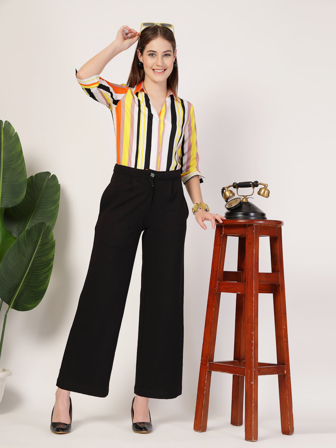 Style Quotient Women Multi color Formal Shirt-Shirts-StyleQuotient