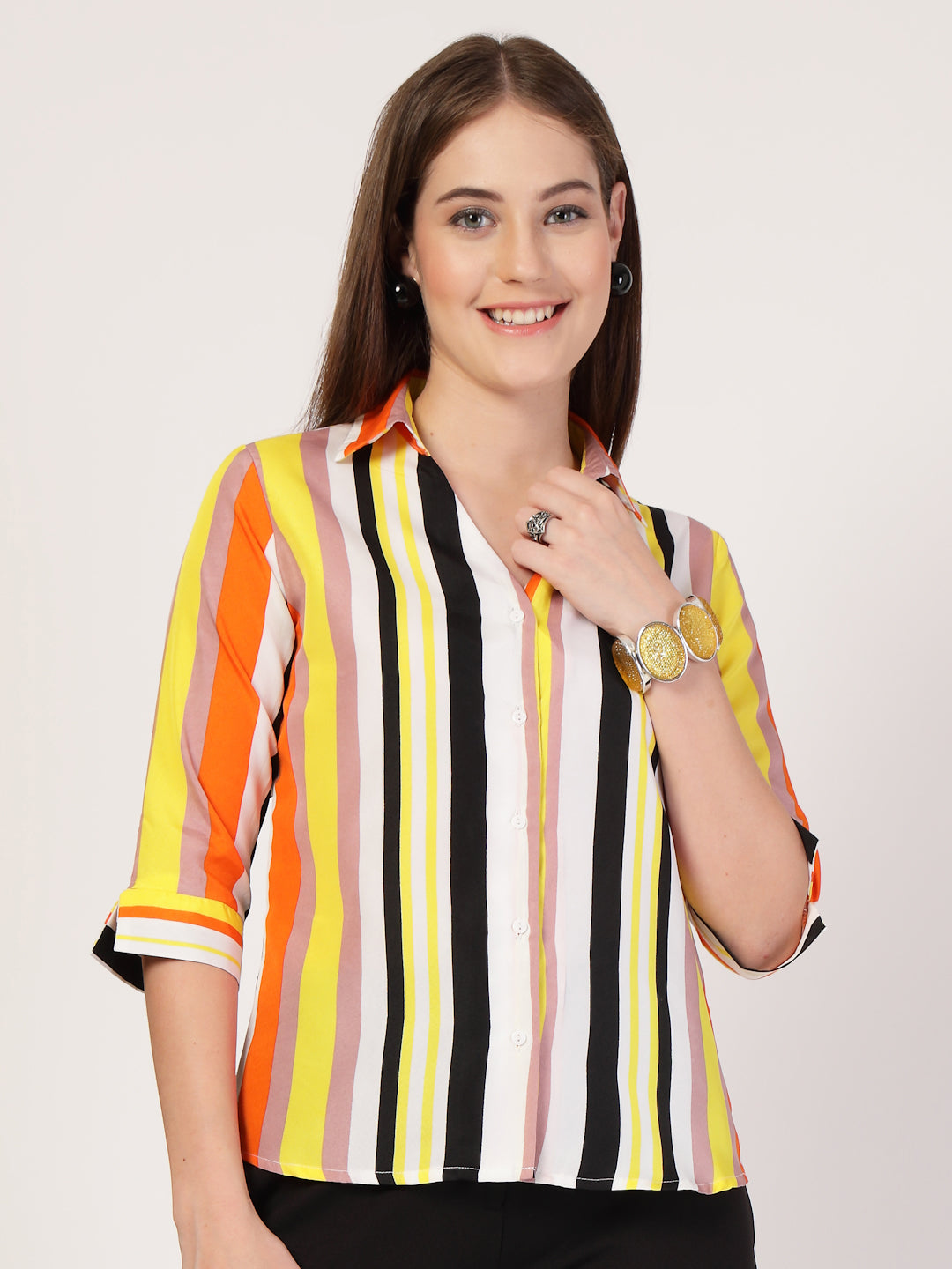 Style Quotient Women Multi color Formal Shirt-Shirts-StyleQuotient