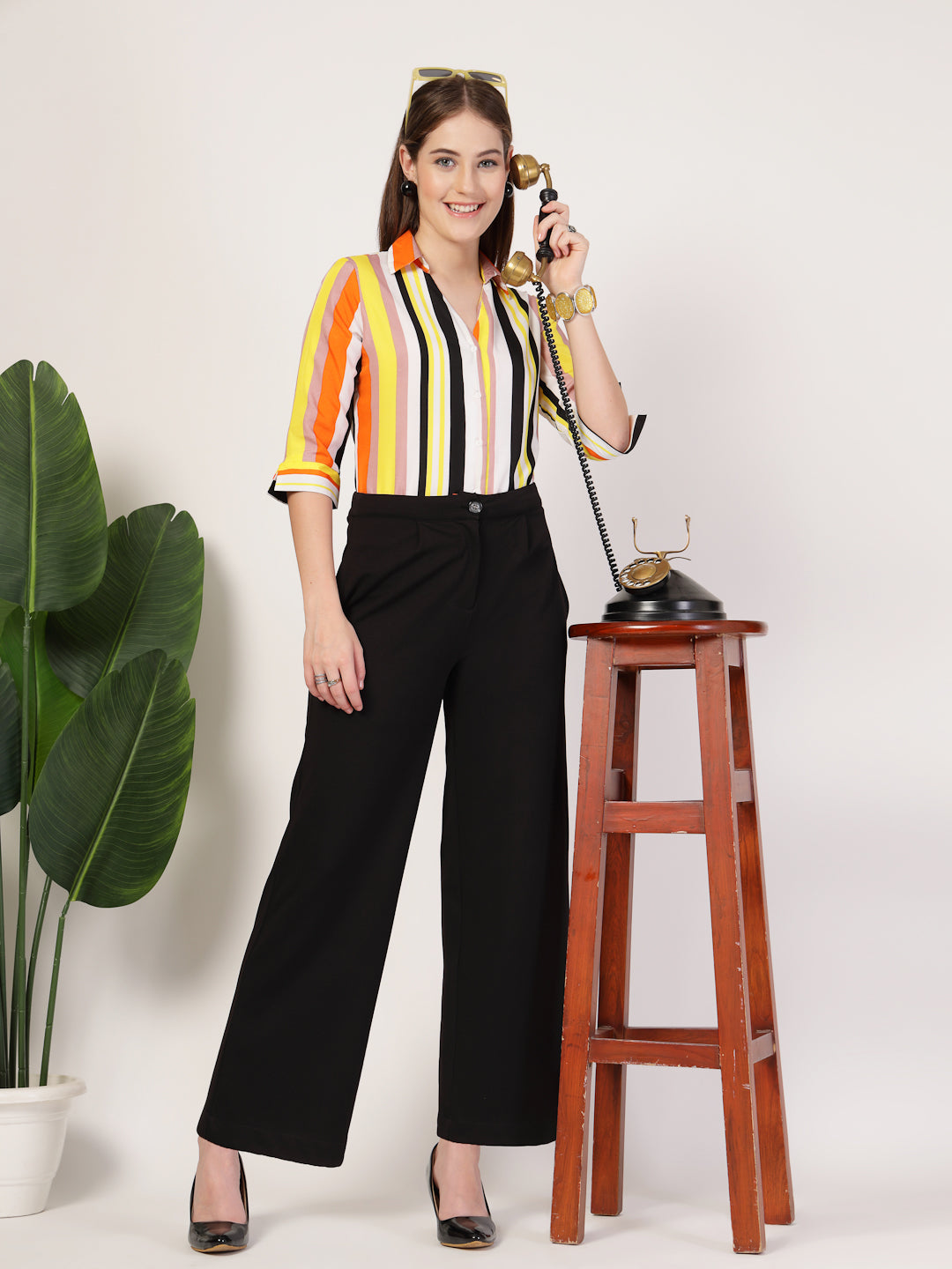 Style Quotient Women Multi color Formal Shirt-Shirts-StyleQuotient