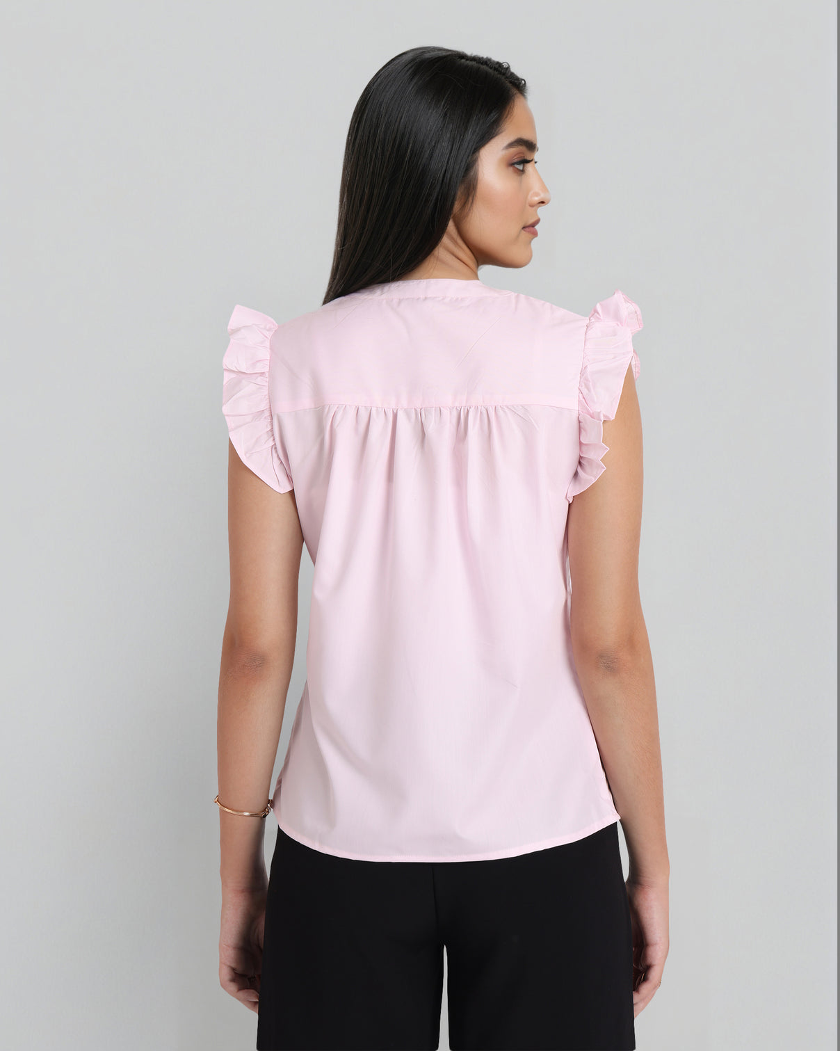 Style Quotient Women Pink Top-Tops-StyleQuotient