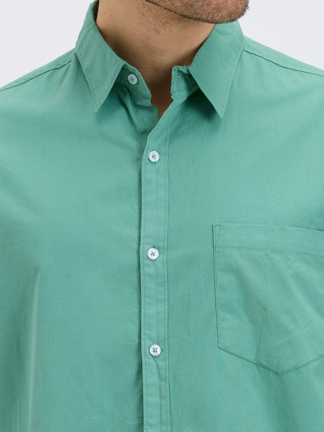 Style Quotient Mens olive regular casual shirt-Mens Shirt-StyleQuotient