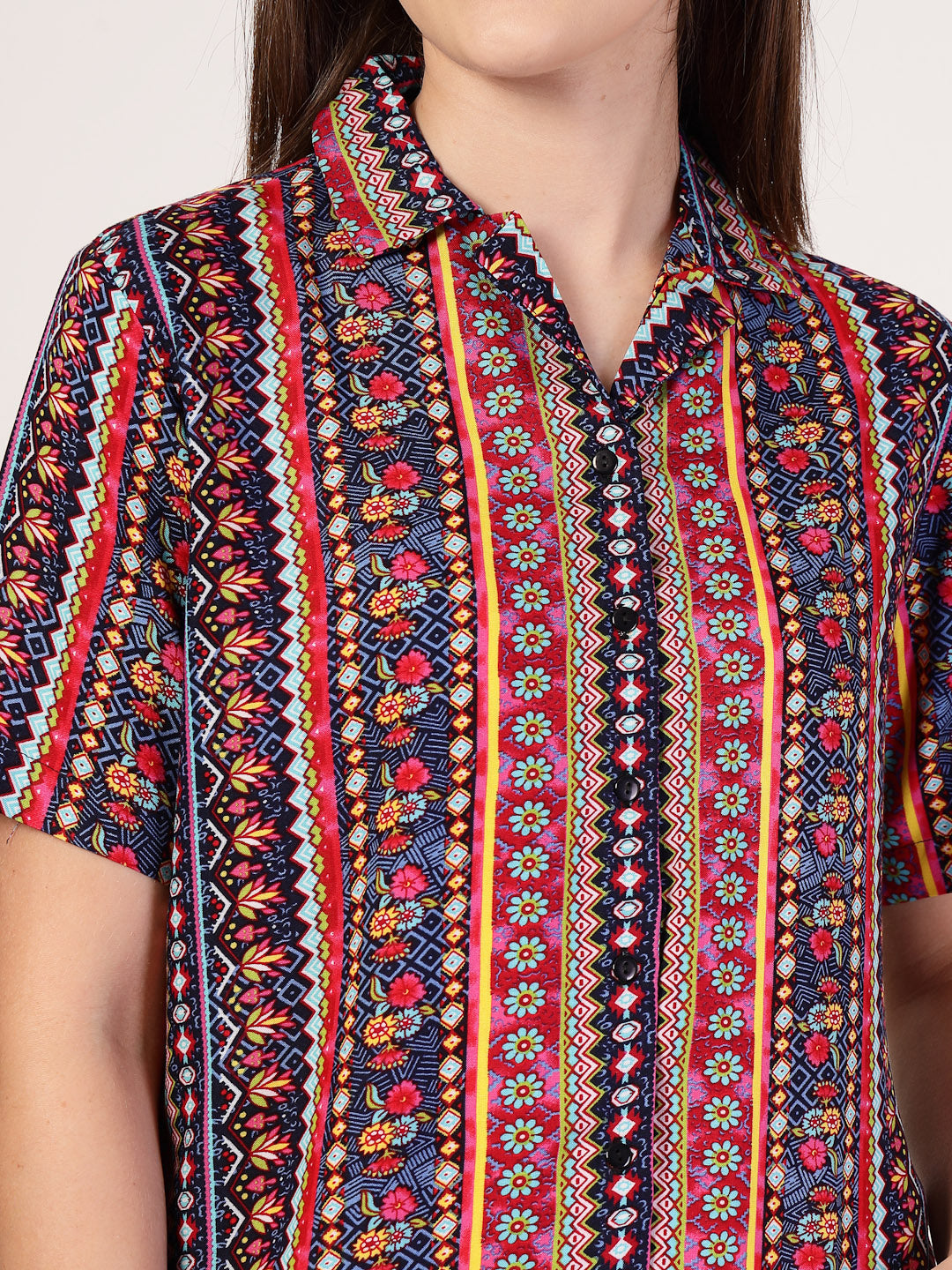 Style Quotient Women Multi printed shirt-Shirts-StyleQuotient