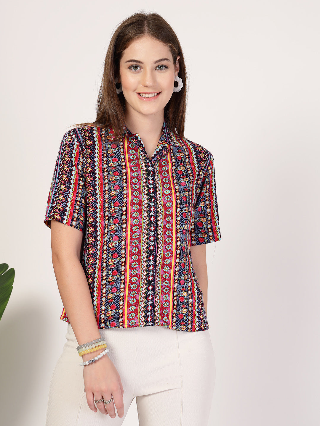 Style Quotient Women Multi printed shirt-Shirts-StyleQuotient