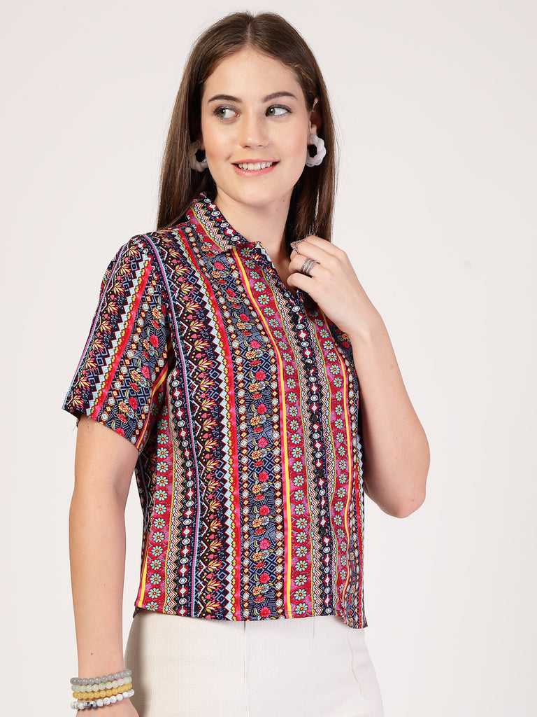 Style Quotient Women Multi printed shirt-Shirts-StyleQuotient