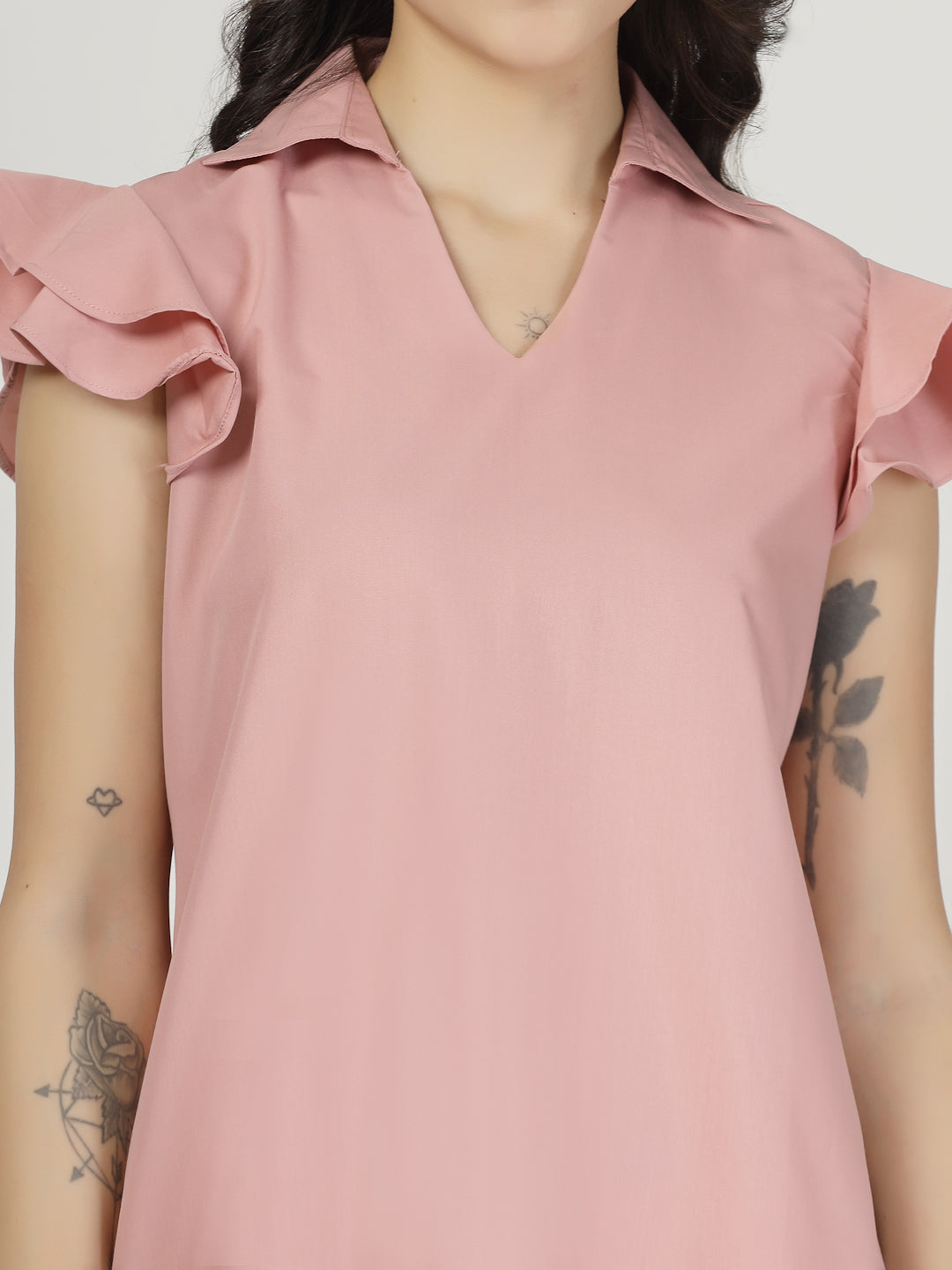 Style Quotient Women Nude Semi Formal Dress-Dresses-StyleQuotient