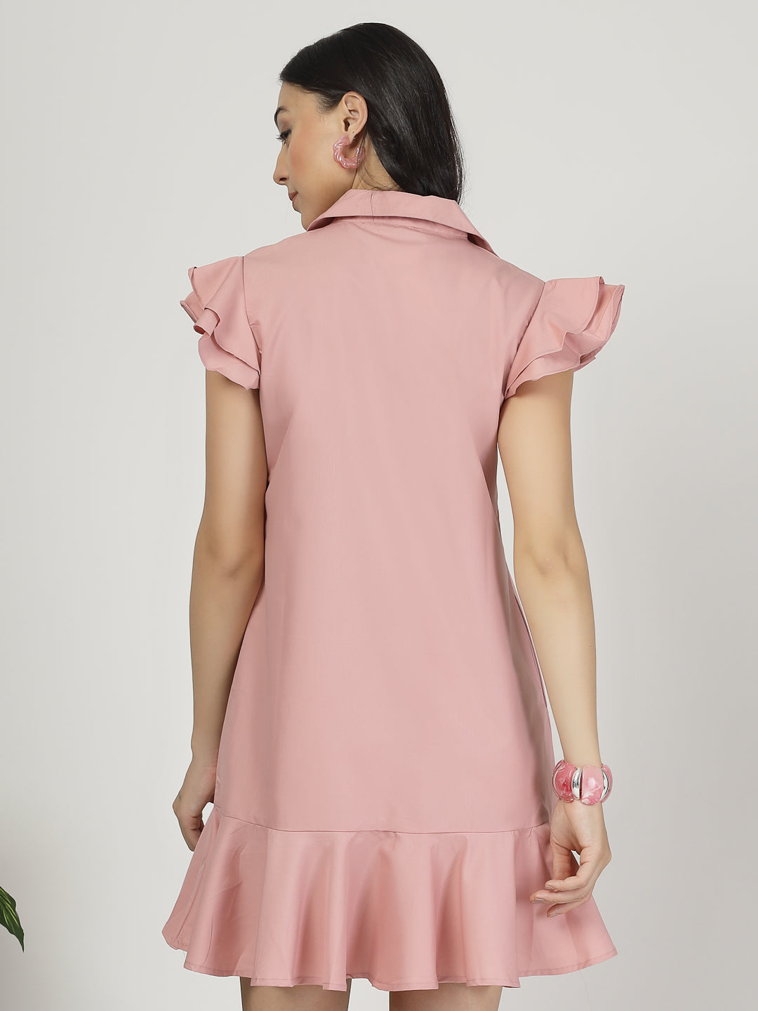 Style Quotient Women Nude Semi Formal Dress-Dresses-StyleQuotient
