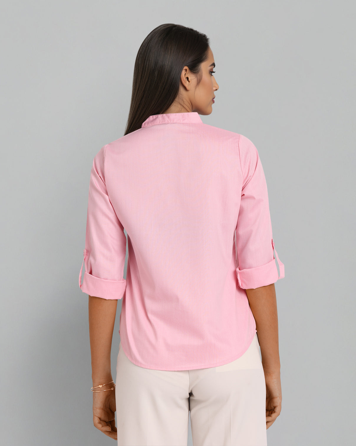 Style Quotient Women Solid PolyCotton Formal Top-Tops-StyleQuotient