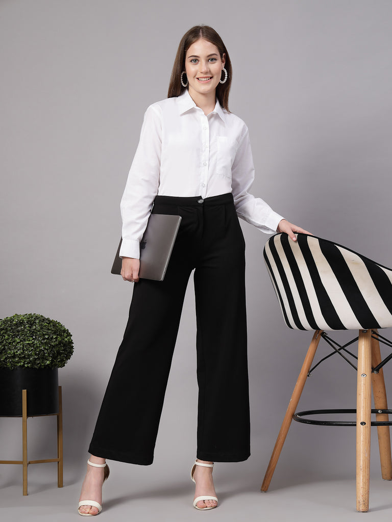 Style Quotient Women White Oversize shirt-Shirts-StyleQuotient