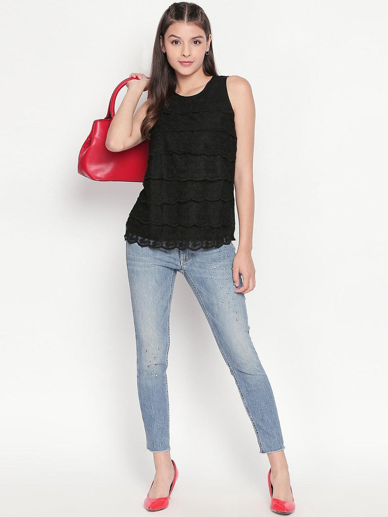 Style Quotient Womens Solid Regular Fit Tops-Tops-StyleQuotient