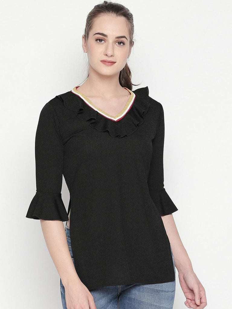 Style Quotient Womens Solid Regular Fit Tops-Tops-StyleQuotient