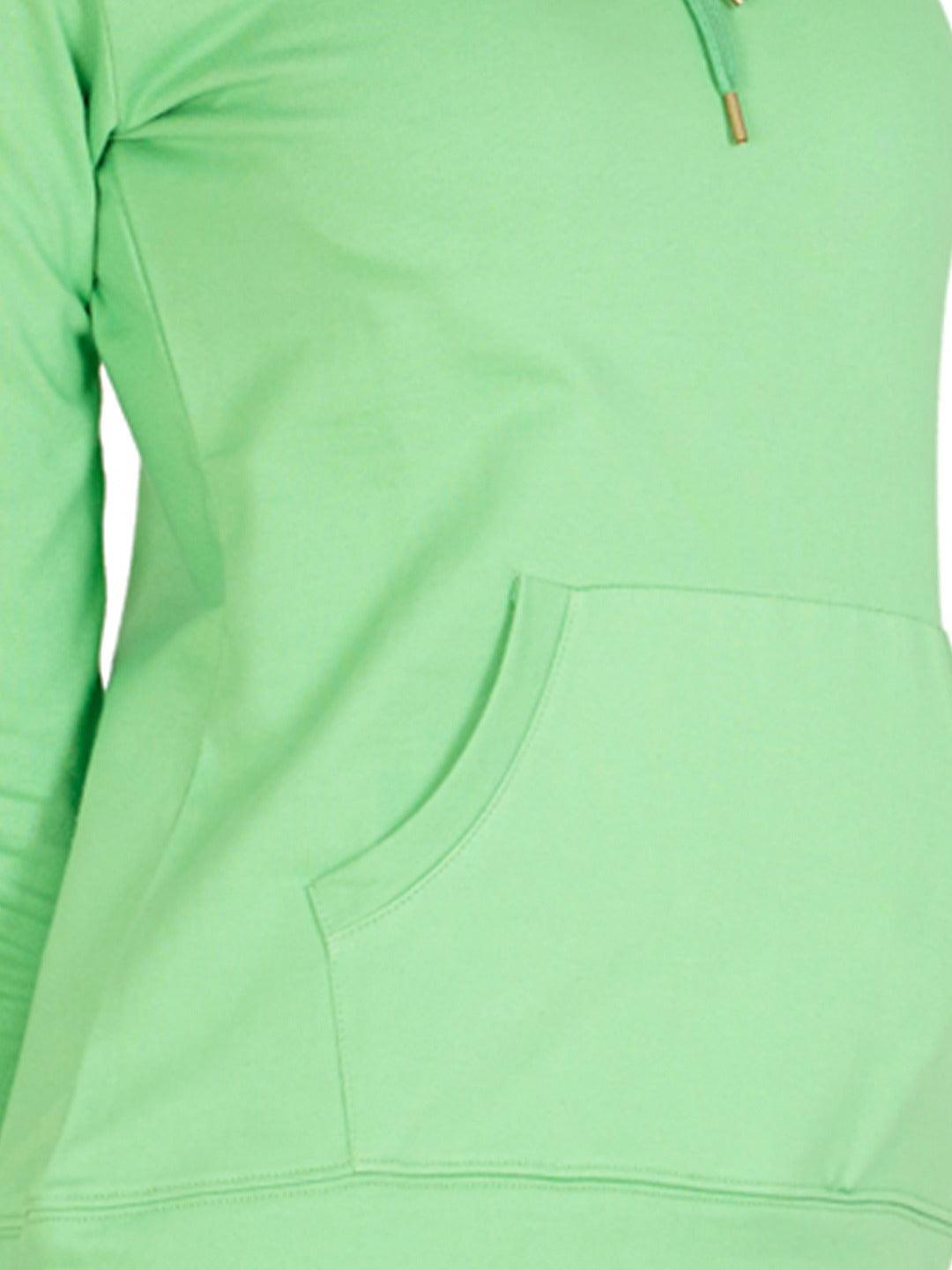 Style Quotient Women Green Round Neck Solid Fashion Tops-Tops-StyleQuotient