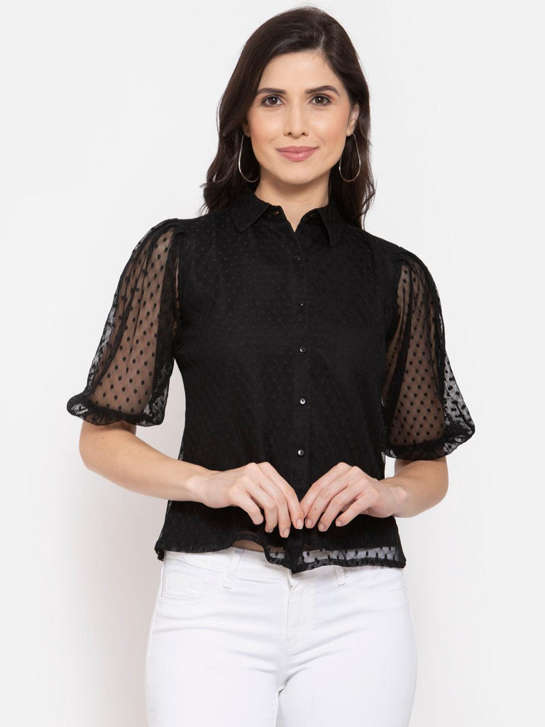Women Casual Solid Shirt-Shirts-StyleQuotient