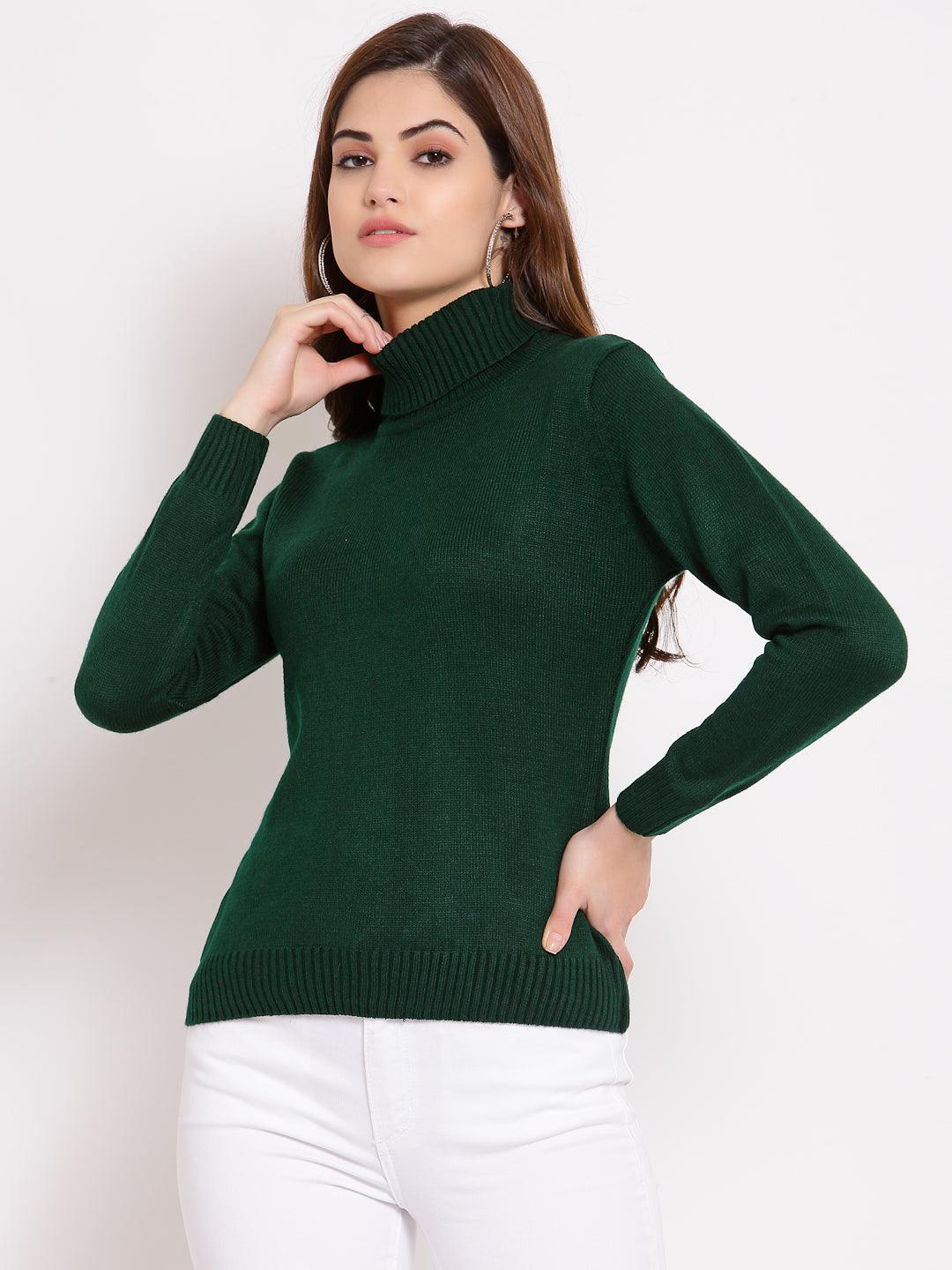 Style Quotient Womens Solid Sweaters-Sweaters-StyleQuotient