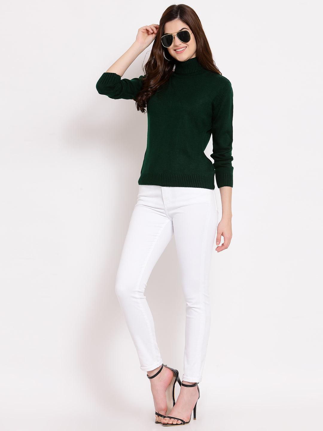 Style Quotient Womens Solid Sweaters-Sweaters-StyleQuotient