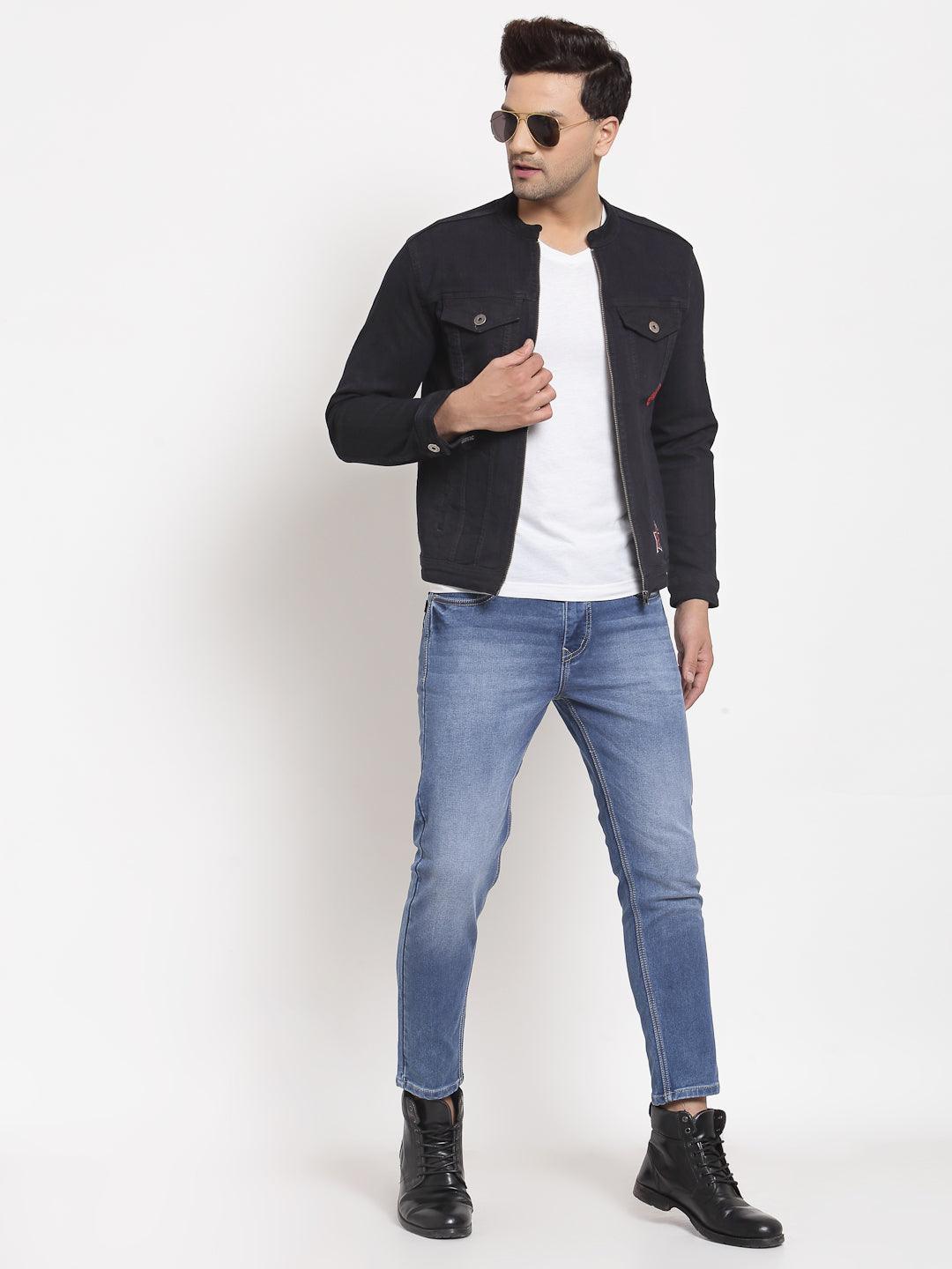 The Denim Jacket You Can Wear Out at Night | Black denim jacket men, Denim  jacket men, Mens outfits